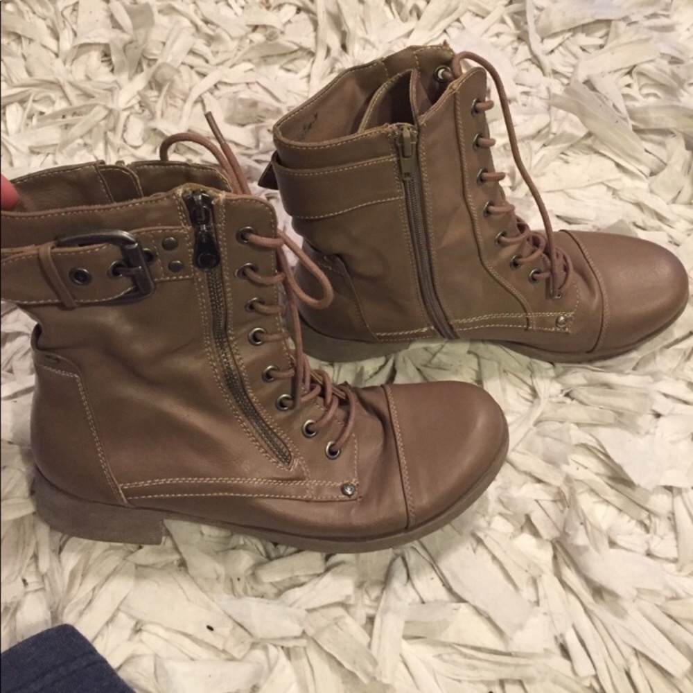 G by Guess Combat Boots